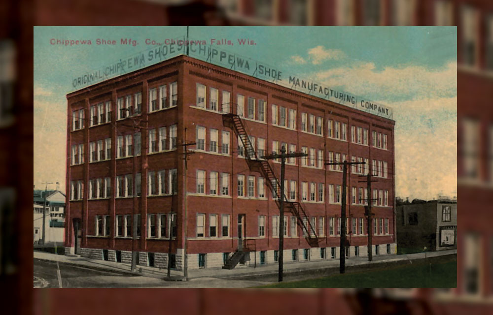 Chippewa Boot factory in Chippewa Falls, 1948.